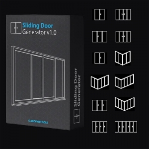 汉化版推拉门生成器Sliding Stacking Door Generator v2.0