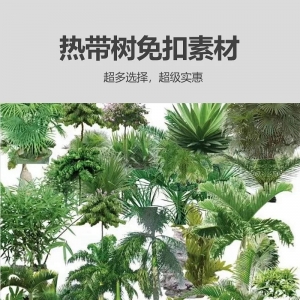 免扣素材之热带树