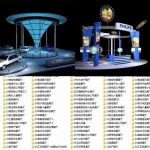 100套展厅展览3d模型