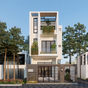 SU别墅外景场景模型01