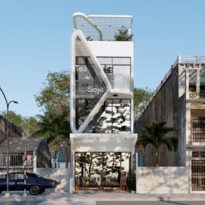 SU别墅外景场景模型06