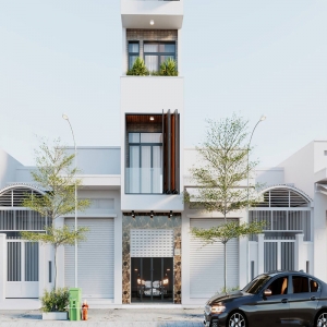 SU别墅外景场景模型07