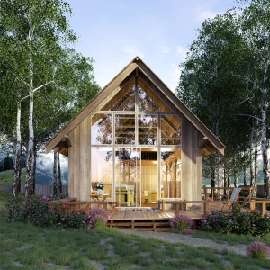 SU别墅外景场景模型10