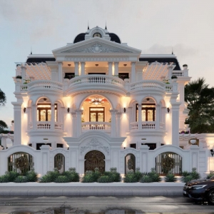 SU别墅外景场景模型09