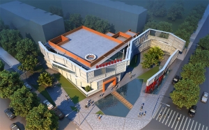 建筑城市夜景场景max模型+psd后期素材48