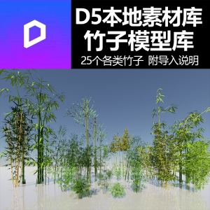 D5竹子本地素材库