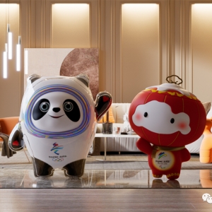 冰墩墩和雪容融模型