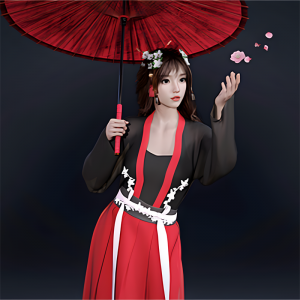 美女人物模型3dmax模型带全套贴图无动作绑定骨骼8