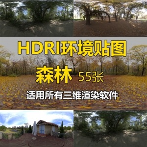 HDRI高动态贴图森林专辑