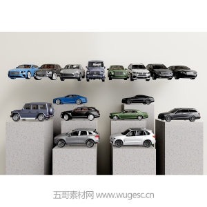 SU现代汽车组合汽车玩具模型