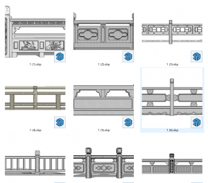 中式大理石栏杆 护栏 围栏