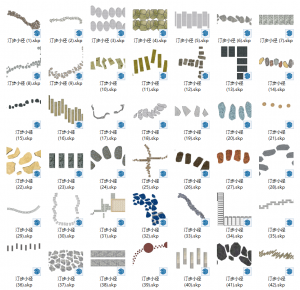 现代石头小路 步石 石板路 庭院小路 青石板 碎拼小路 条石 植草砖