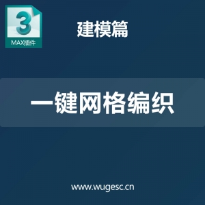 3D MAX一键网格编织