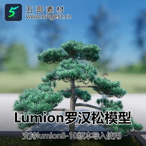 lumion8-10.3罗汉松内置模型