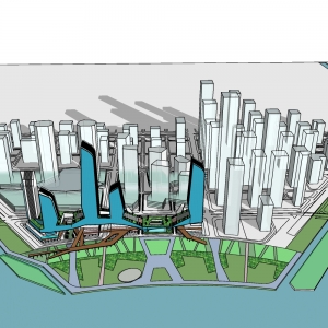 城市配景模型 (1)