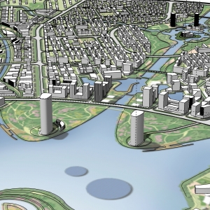 城市配景模型 (2)