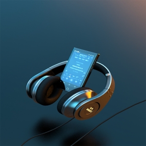 keyshot 手机 耳机 模型