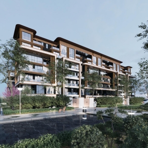 D5渲染器高端小区表现场景