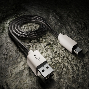 keyshot 充电线 模型