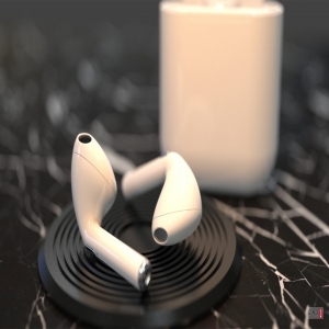 keyshot 蓝牙耳机（4）模型