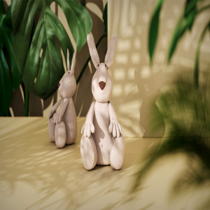 keyshot公仔渲染小场景模型