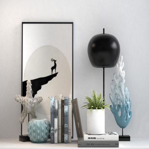 keyshot桌面装饰品2场景模型