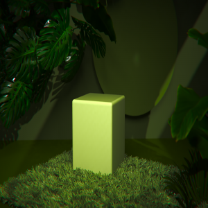 skyshot绿色草坪小场景模型