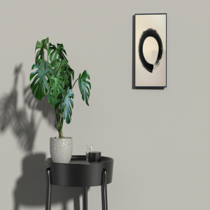 keyshot茶几植物摆件写实场景模型