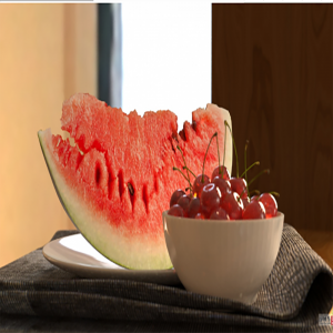 keyshot西瓜场景模型