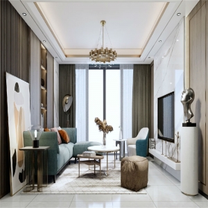现代轻奢客厅7