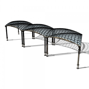 多层几何形构筑物21