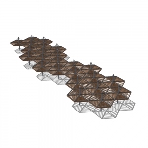 多层几何形构筑物38