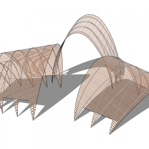 多层几何形构筑物40