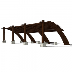 廊架形构筑物120