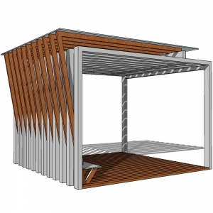 廊架形构筑物107