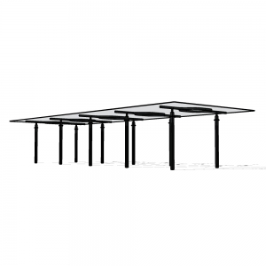 廊架形构筑物108