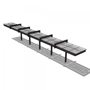 廊架形构筑物118