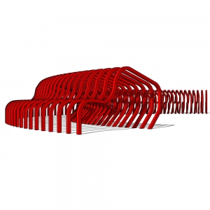 廊架形构筑物121