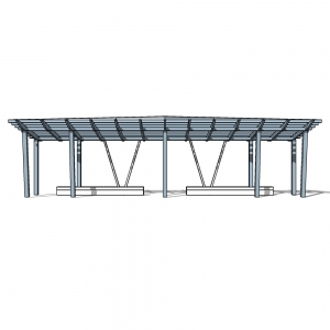 廊架形构筑物126