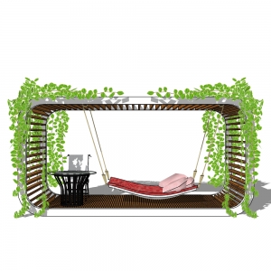 廊架形构筑物14