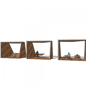 廊架形构筑物23