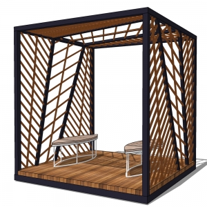 廊架形构筑物35