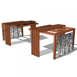 廊架形构筑物48