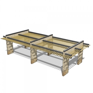 廊架形构筑物53