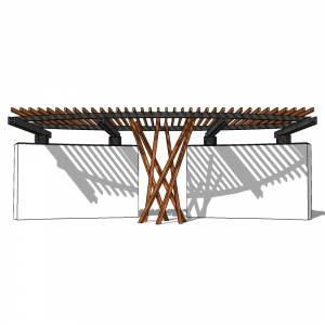 廊架形构筑物55