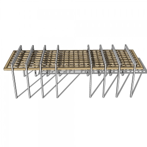 廊架形构筑物74