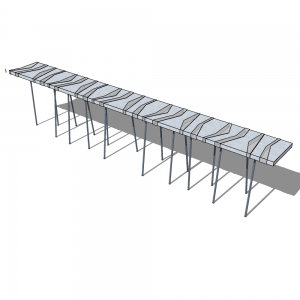 廊架形构筑物78