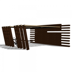 廊架形构筑物88