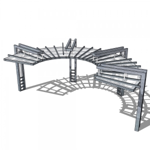 廊架形构筑物92