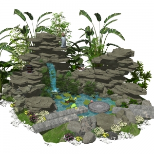 新中式假山石头3